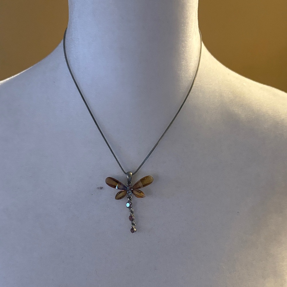 Dragonfly Pendant Necklace